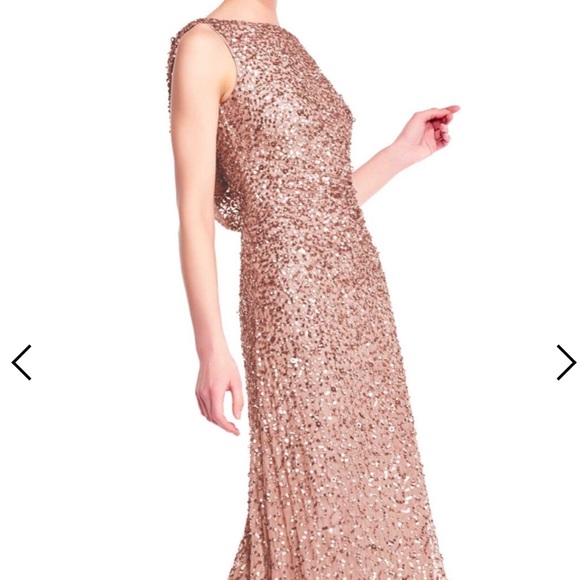 Silver woman’s formal dress size 16 - Picture 8 of 8